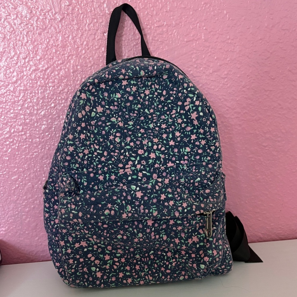 Mini Floral Print Backpack